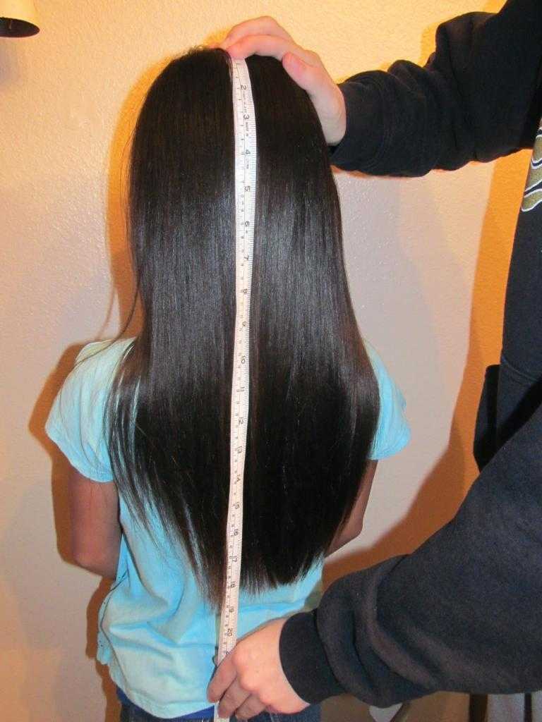 Нормальная длина волос на голове